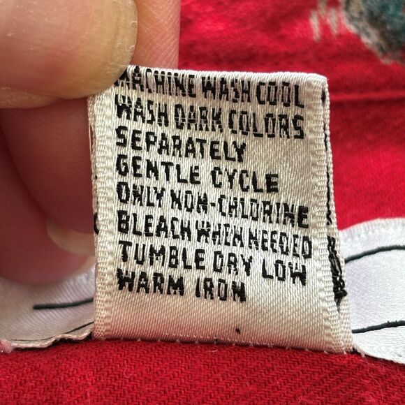 GAP Mens Shirt Medium Mallard Duck Button Up Vintage 80s Outdoor - Picture 3 of 6